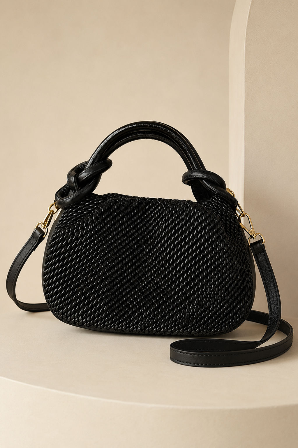Cartera Noir Woven