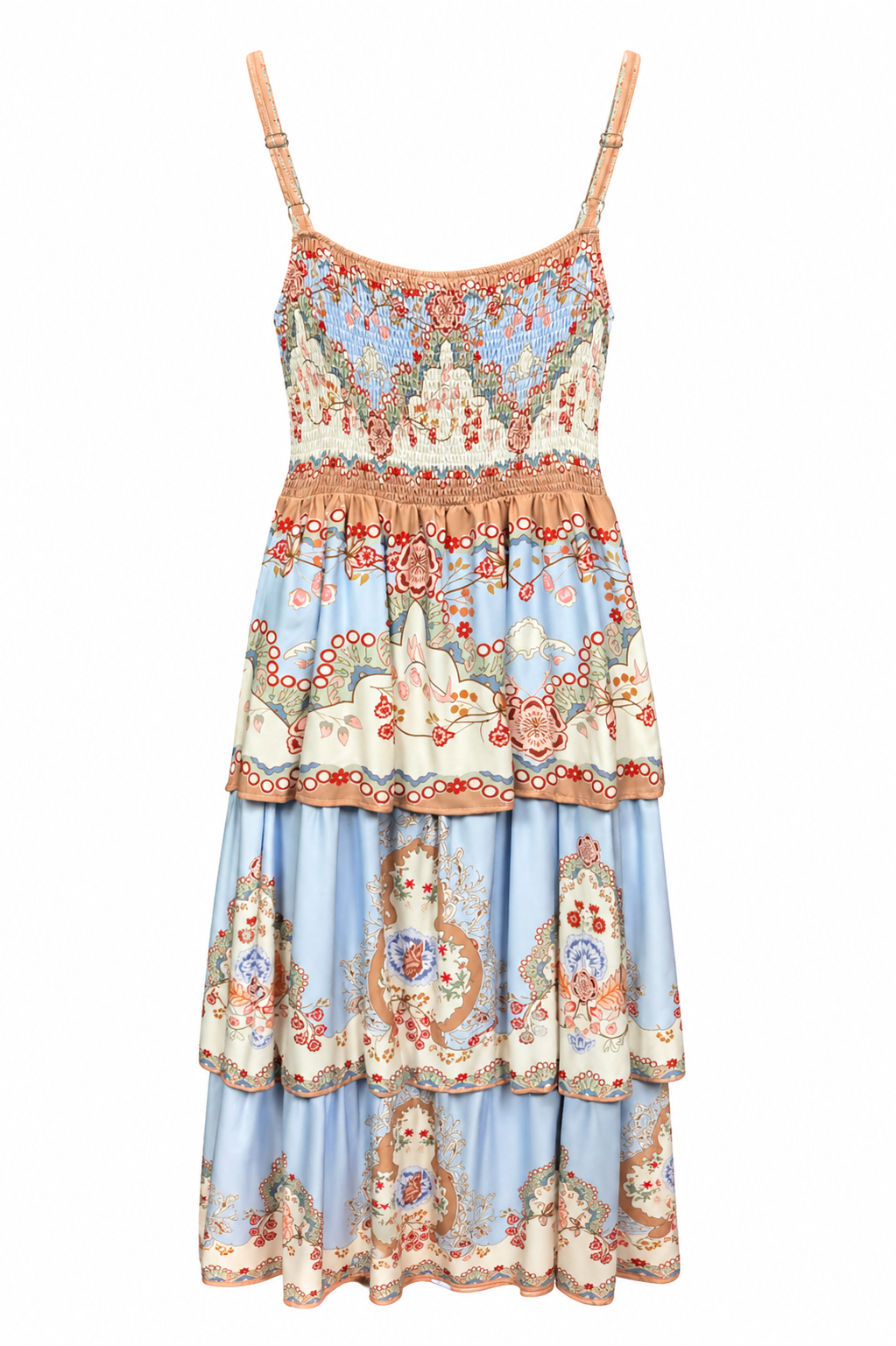 VESTIDO MIDI ESTAMPADO MYLAND