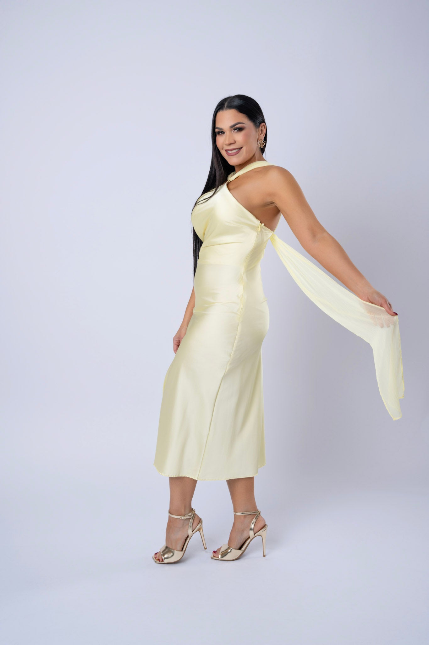 VESTIDO MIDI CRISTAL
