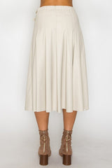 DENISE LEATHER SKIRT