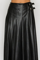 DENISE LEATHER SKIRT