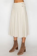 DENISE LEATHER SKIRT