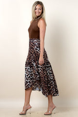JENNIFER ANIMAL PRINT SKIRT