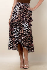 JENNIFER ANIMAL PRINT SKIRT