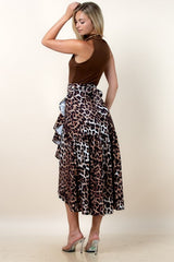 JENNIFER ANIMAL PRINT SKIRT