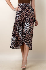 JENNIFER ANIMAL PRINT SKIRT