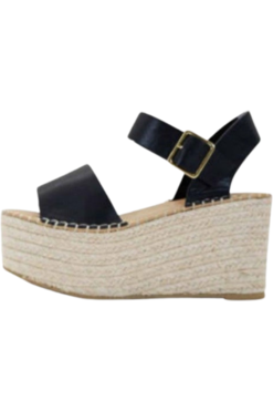 NERITZA BLACK SANDALS