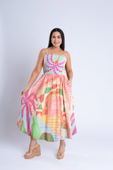 AMANDA PRINT MAXI DRESS