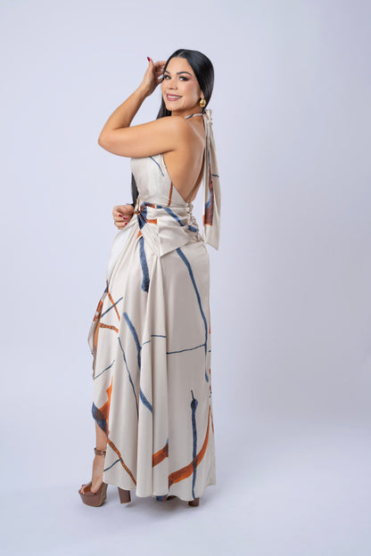 VESTIDO MAXI ESTAMPADO SORAYA