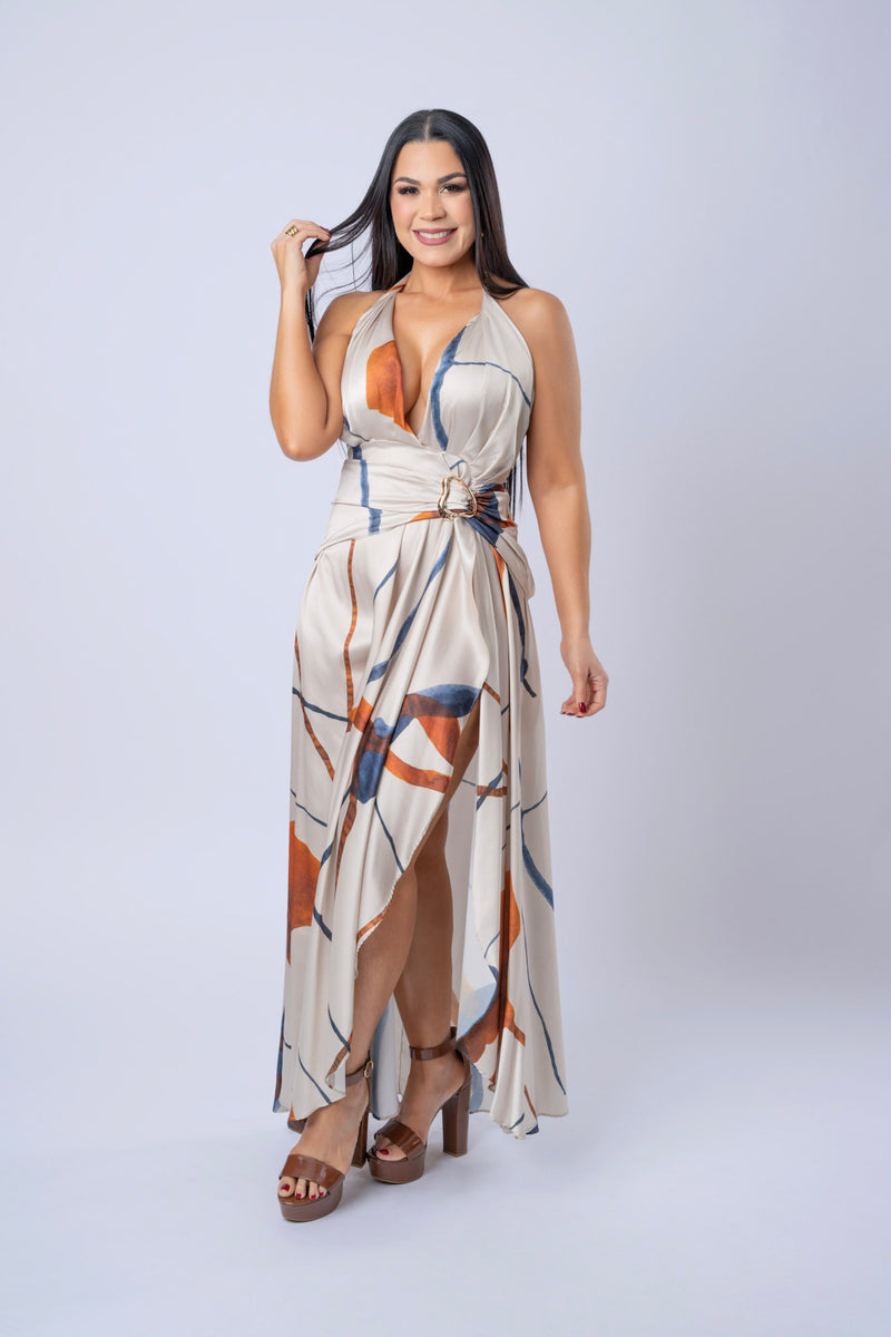 VESTIDO MAXI ESTAMPADO SORAYA