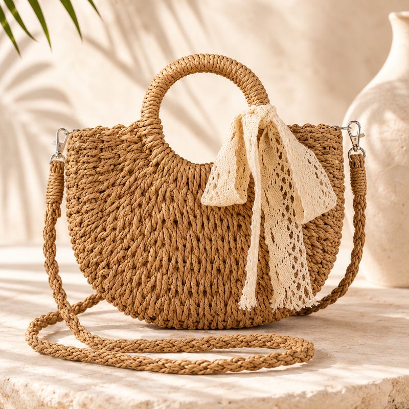 🧺🤎 Bolso Coastal Charm