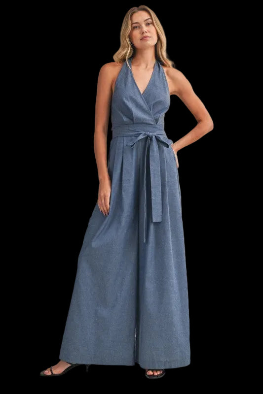CHARLENE DENIM JUMPSUIT