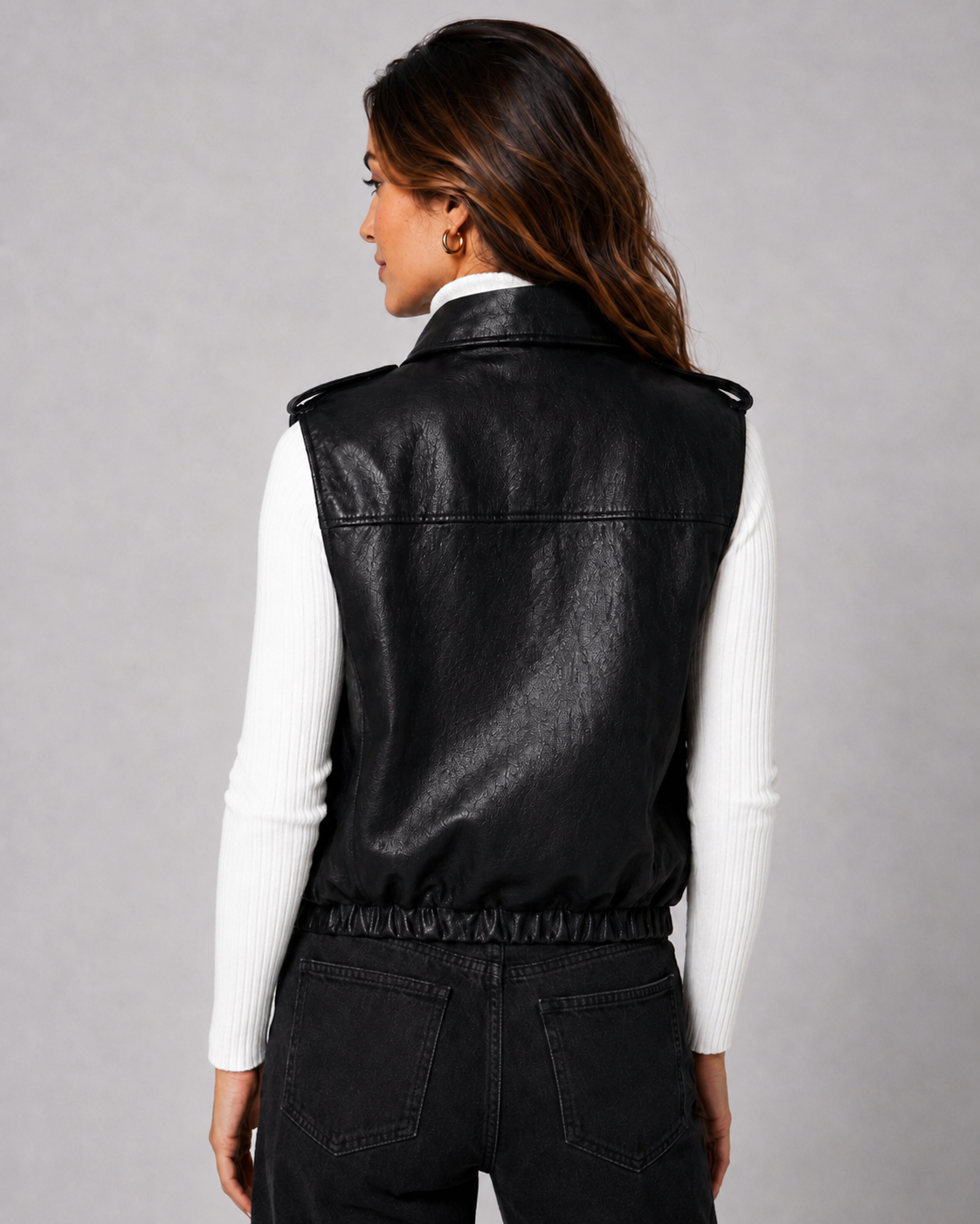 ASLIE LEATHER VEST