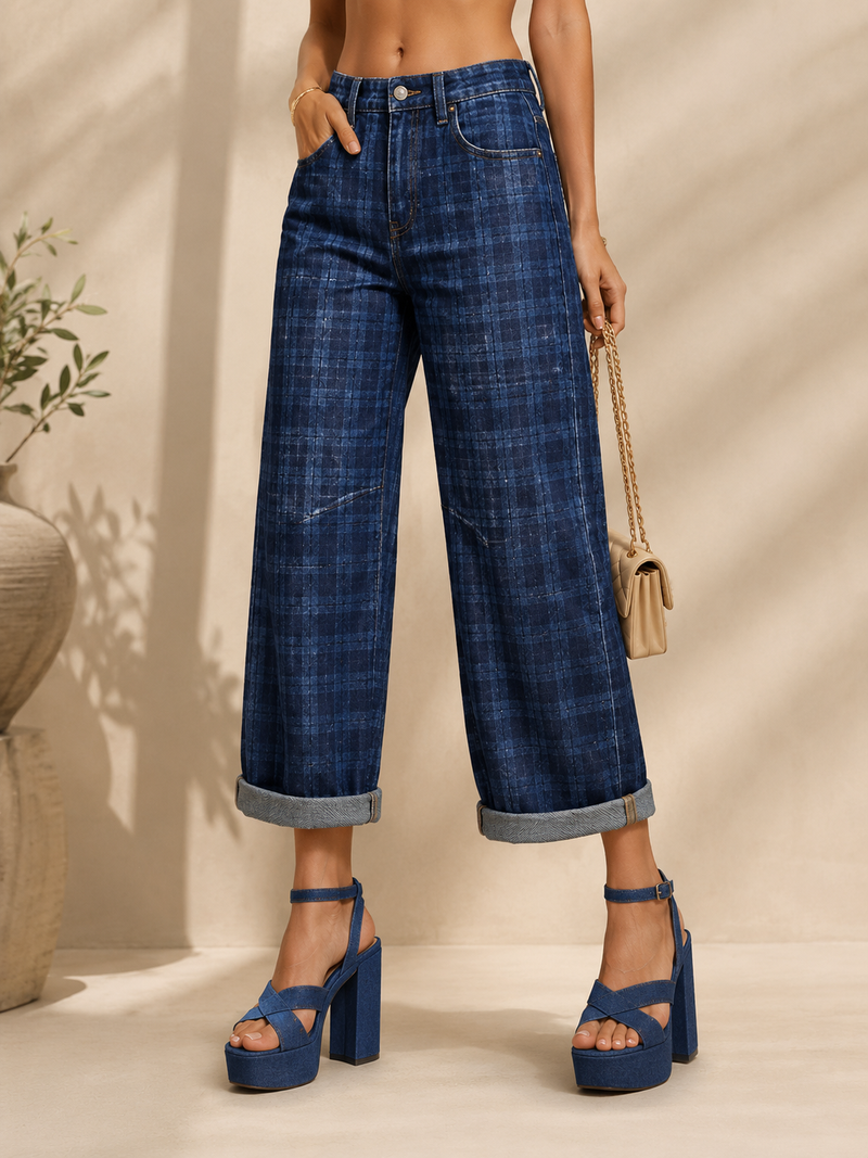 NATASHA BARREL JEANS