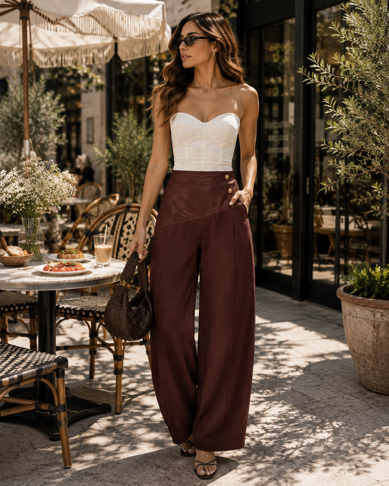 STEFANY LEATHER PANTS