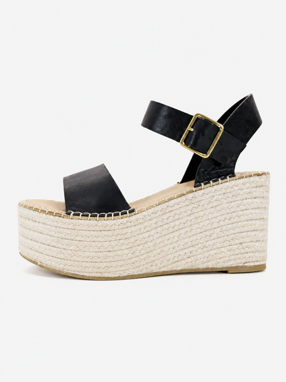 NERITZA BLACK SANDALS