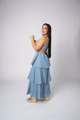 VALENTINA DENIM MAXI DRESS