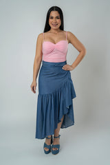 JENNIFER DENIM SKIRT