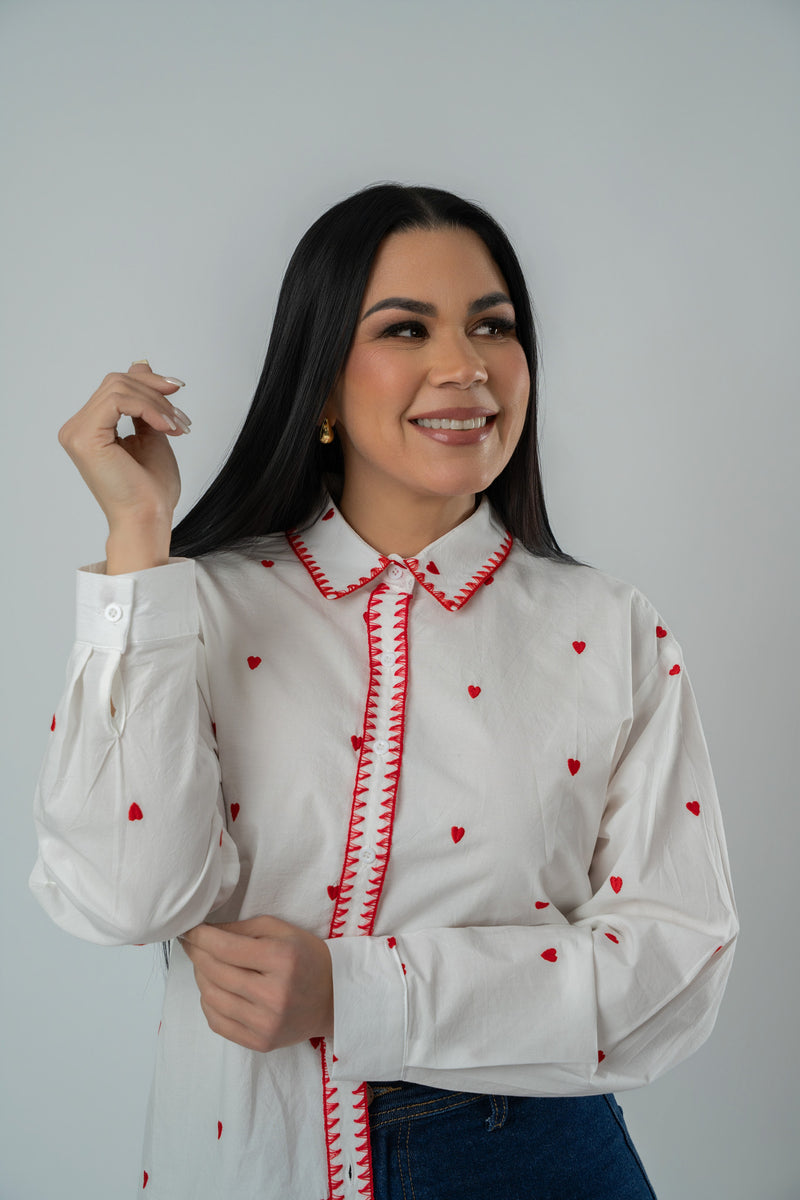 CAMISETA CORAZONES MARILUZ