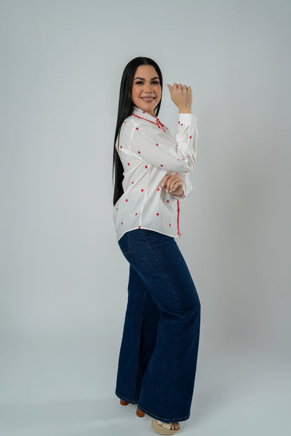 MARILUZ HEARTS SHIRT
