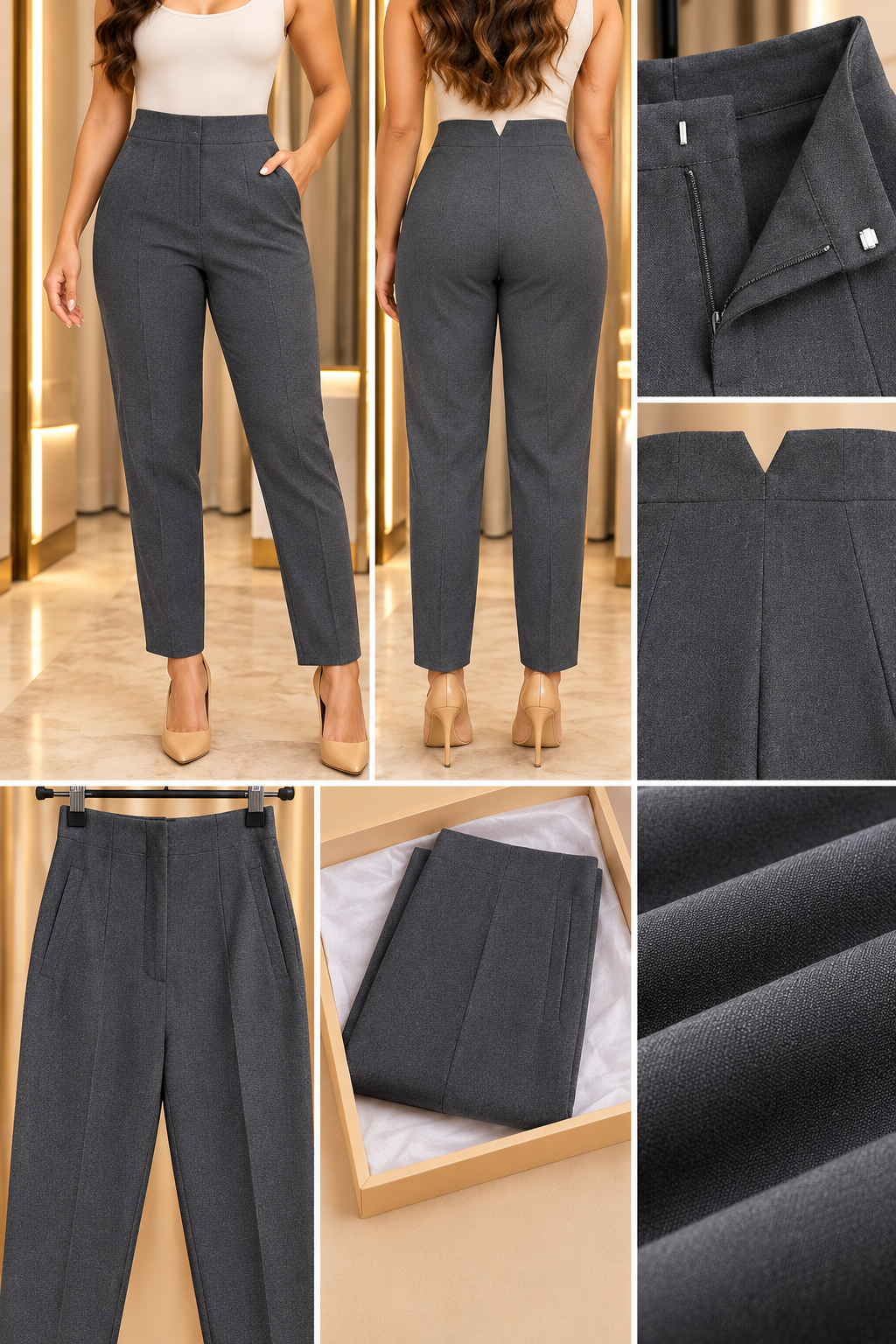 ALLY DARK GREY PANTS