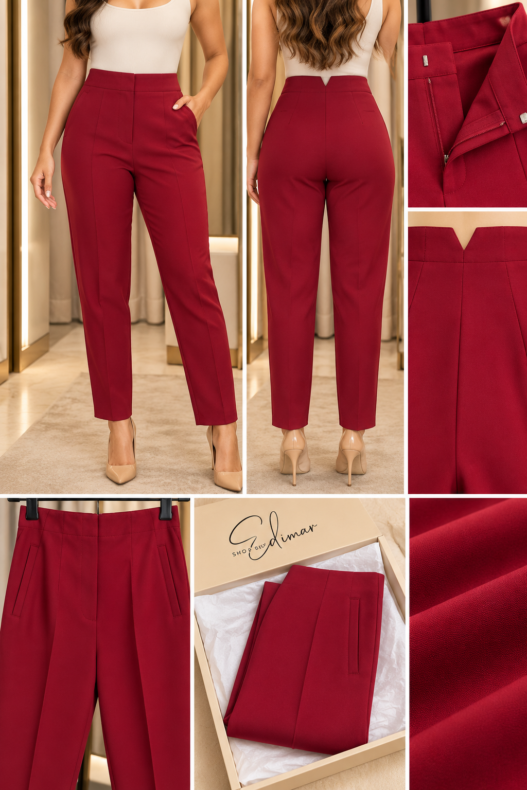 ALLY WINE PANTS