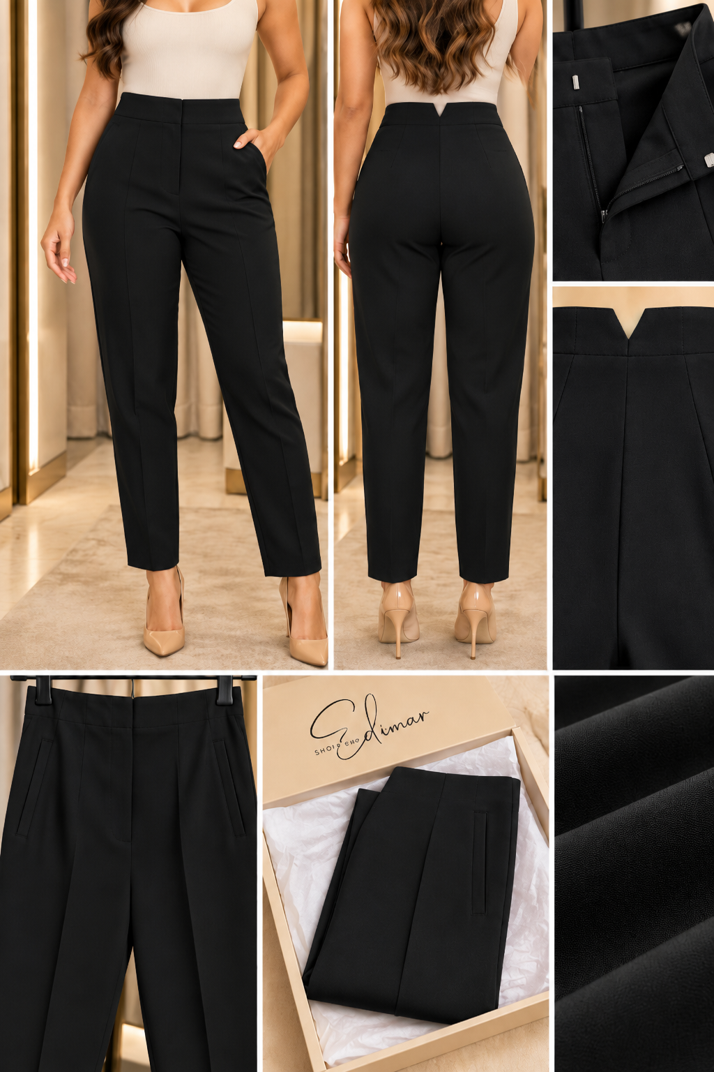 ALLY BLACK PANTS