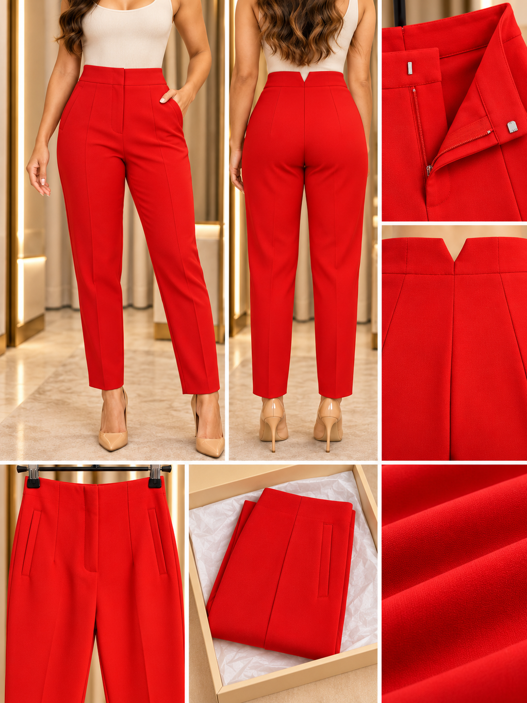 ALLY RED PANTS