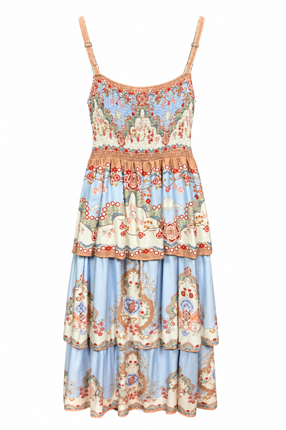 VESTIDO MIDI ESTAMPADO MYLAND