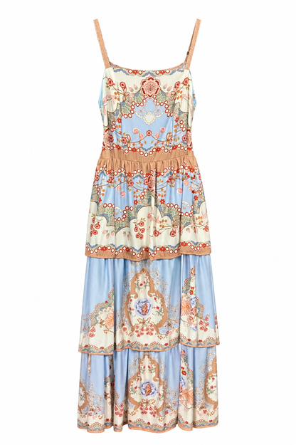 VESTIDO MIDI ESTAMPADO MYLAND