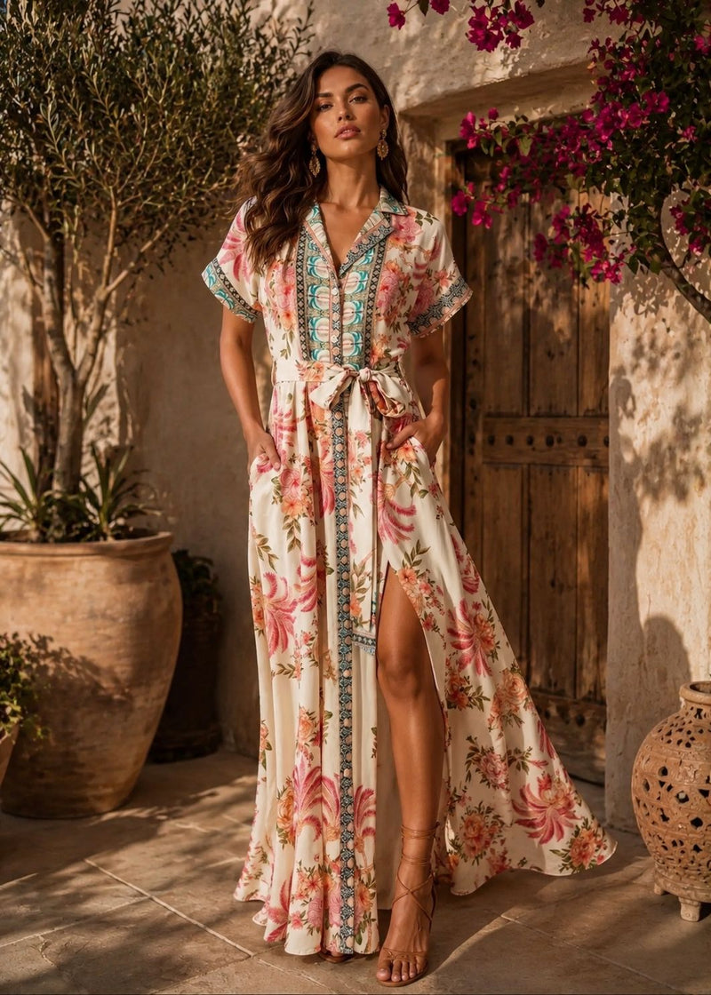 VESTIDO MAXI ESTAMPADO JACKELIN