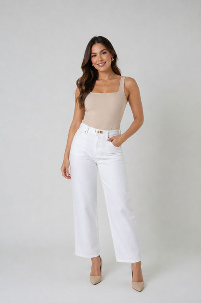 PANTALONES VAQUEROS DE CINTURA ALTA ANNIE