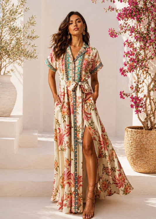 JACKELIN PRINT MAXI DRESS