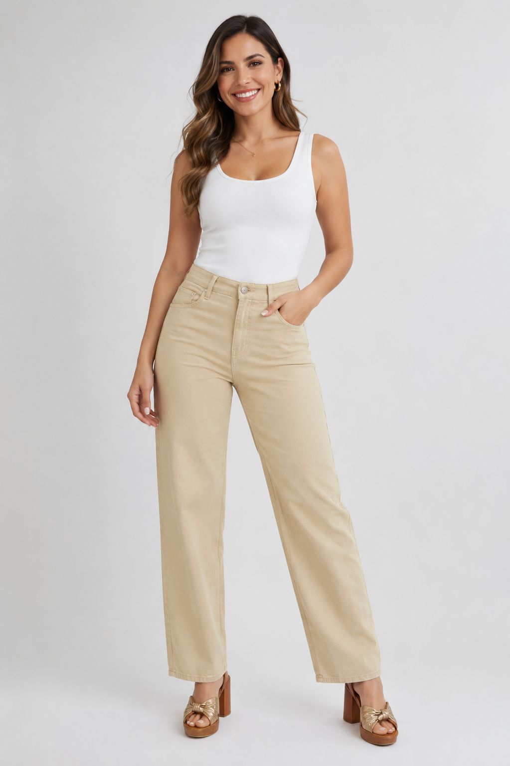 PANTALONES VAQUEROS DE CINTURA ALTA ANNIE