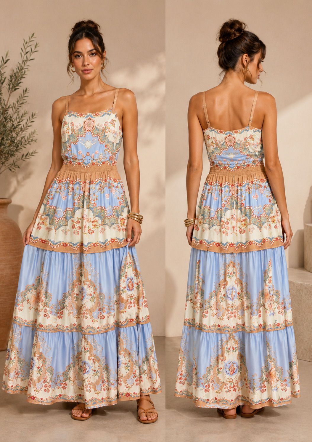 MYLAND PRINT MIDI DRESS